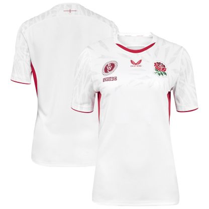 England Rugby Womens Rugby World Cup 2025 Red Roses Home Replica Jersey - Womens