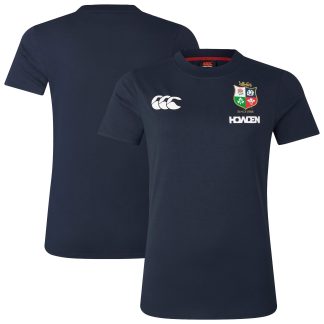 British & Irish Lions Cotton Jersey T-Shirt - Navy - Womens