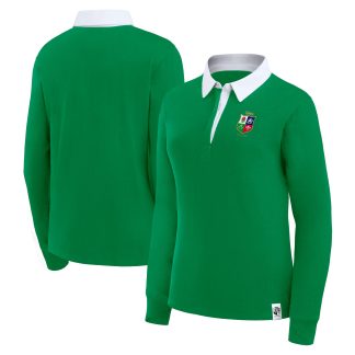 British & Irish Lions Long Sleeve Jersey Rugby Shirt - Green - Womens