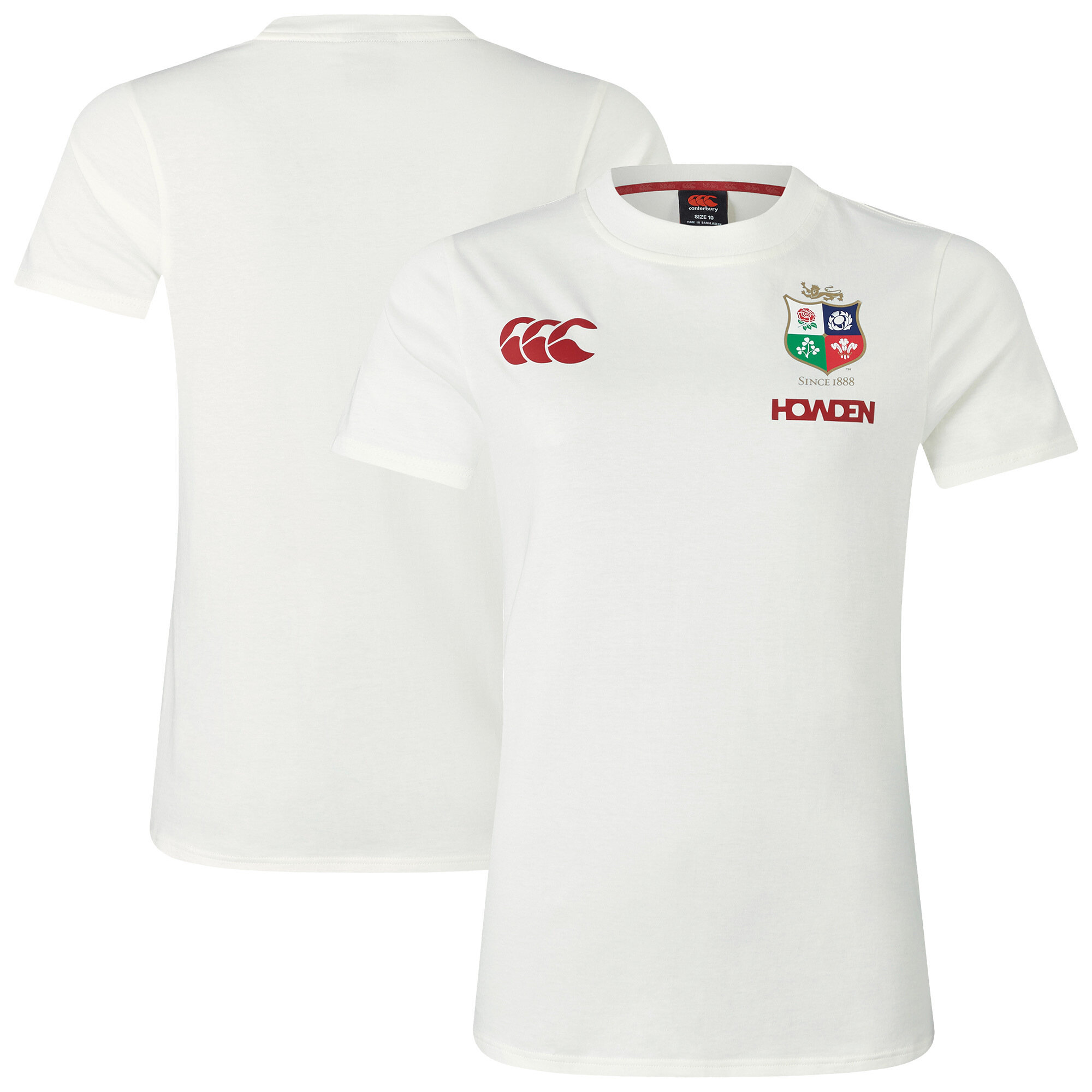 British & Irish Lions Cotton Jersey T-Shirt - Off White - Womens