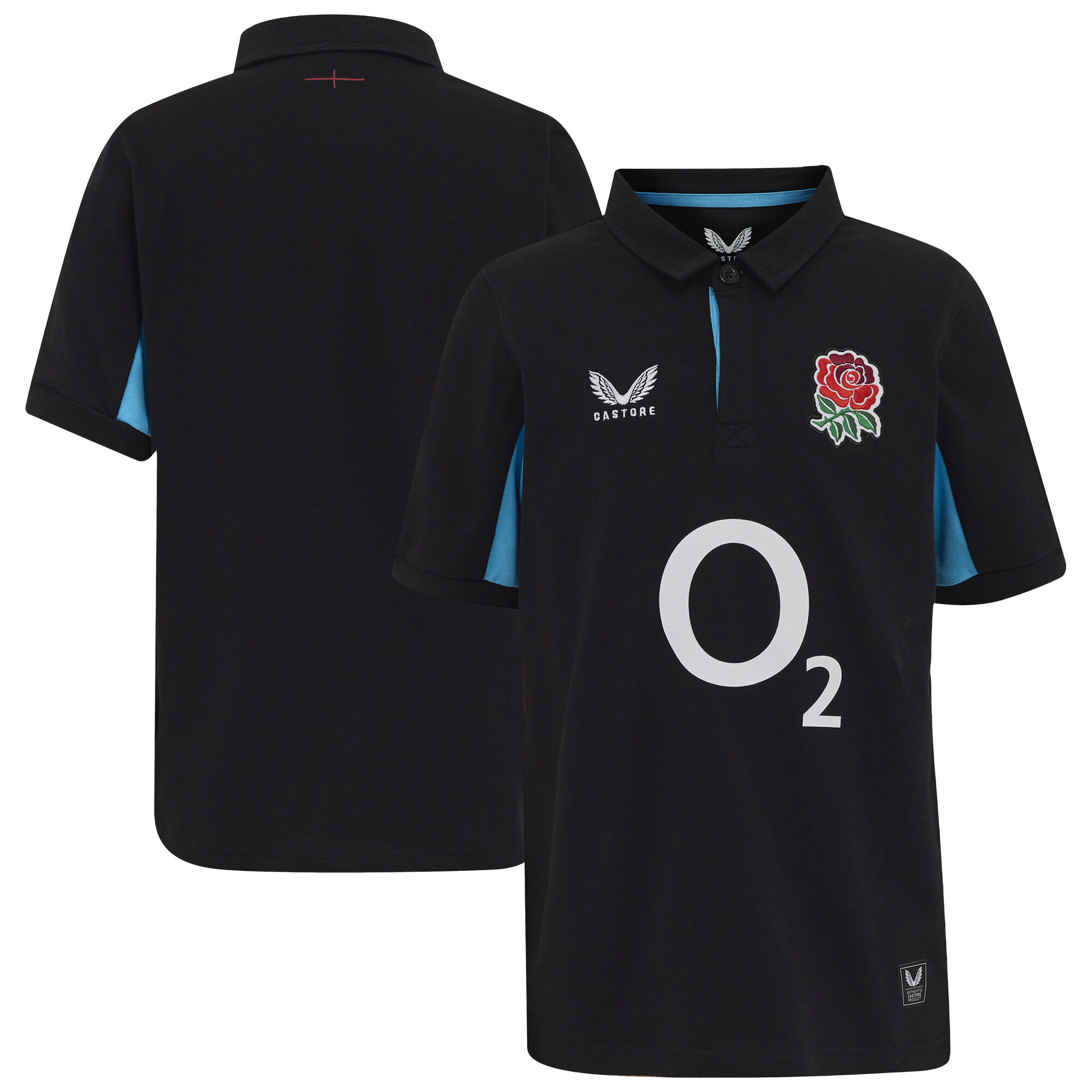 England Rugby Alternate Classic Jersey 2025/26 - Black - Junior