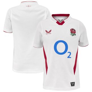 England Rugby Home Pro Jersey 2025/26 - White - Junior