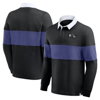 England Rugby Long Sleeve Rugby Shirt - Black