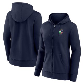 British & Irish Lions Essentials Small Crest Full Zip Hoodie - Navy - Womens
