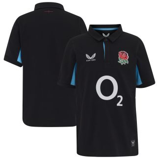England Rugby Alternate Classic Jersey 2025/26 - Black - Junior