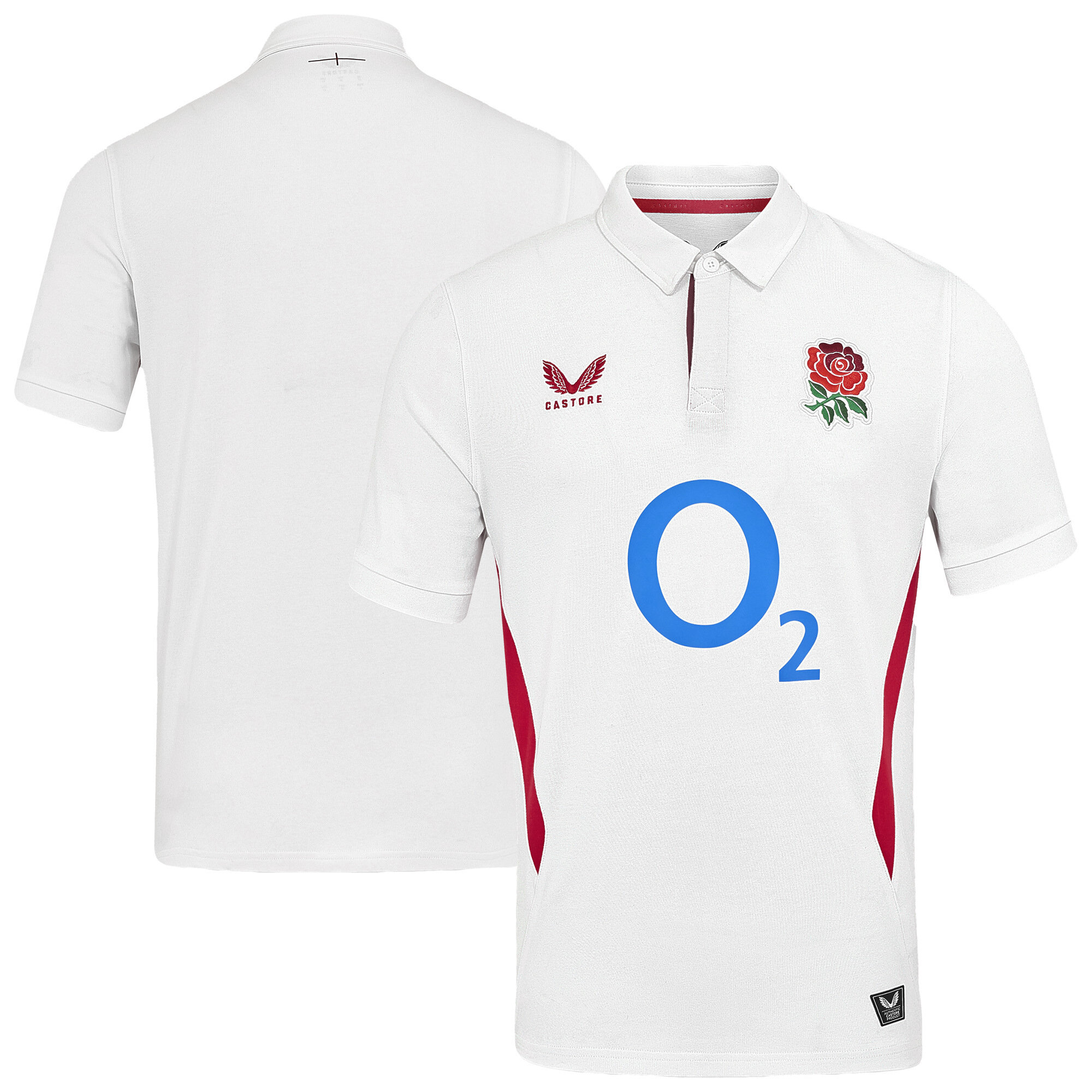 England Rugby Home Classic Jersey 2025/26 - White - Mens