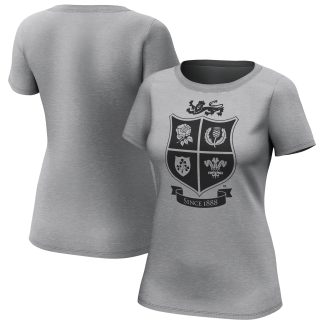 British & Irish Lions Graphic T-Shirt - Grey - Womens