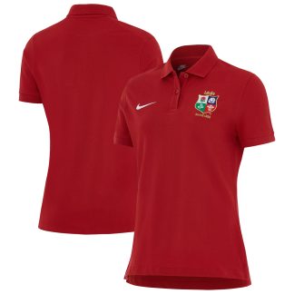 British & Irish Lions Nike Obsidian Polo - Red - Womens