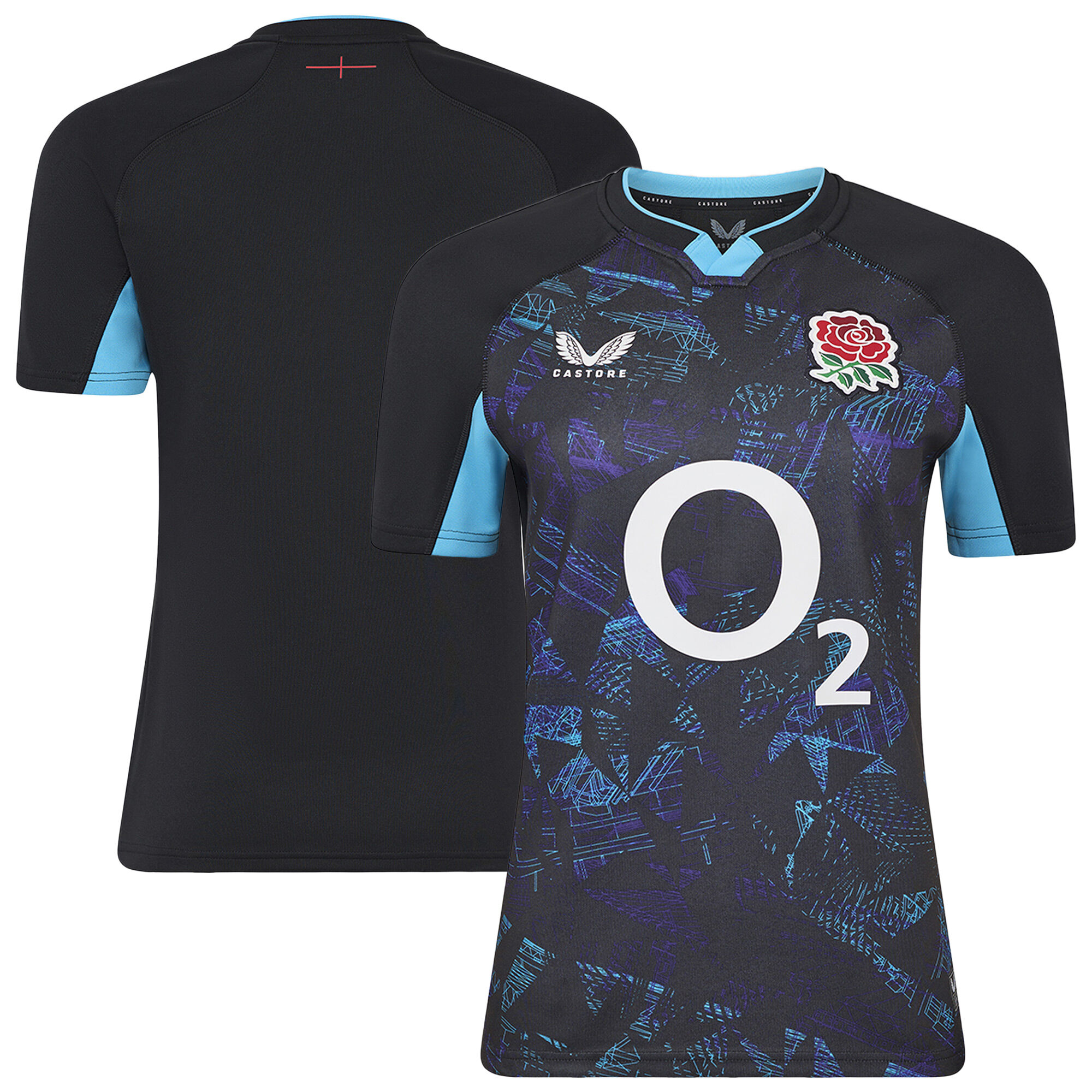 England Rugby Alternate Replica Jersey 2025/26 - Black - Womens