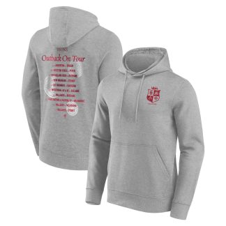 British & Irish Lions 2025 Tour Fixtures Graphic Hoodie - Grey