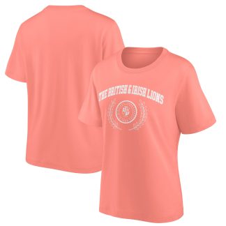 British & Irish Lions Rebel Academia Oversized T-Shirt - Coral - Womens