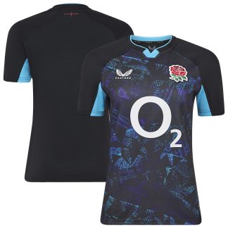 England Rugby Alternate Replica Jersey 2025/26 - Black - Womens