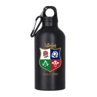 British & Irish Lions Aluminum Drink Bottle - 400ml - Black