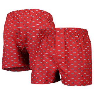 British & Irish Lions Charles Tyrwhitt Print Woven Boxers - Red
