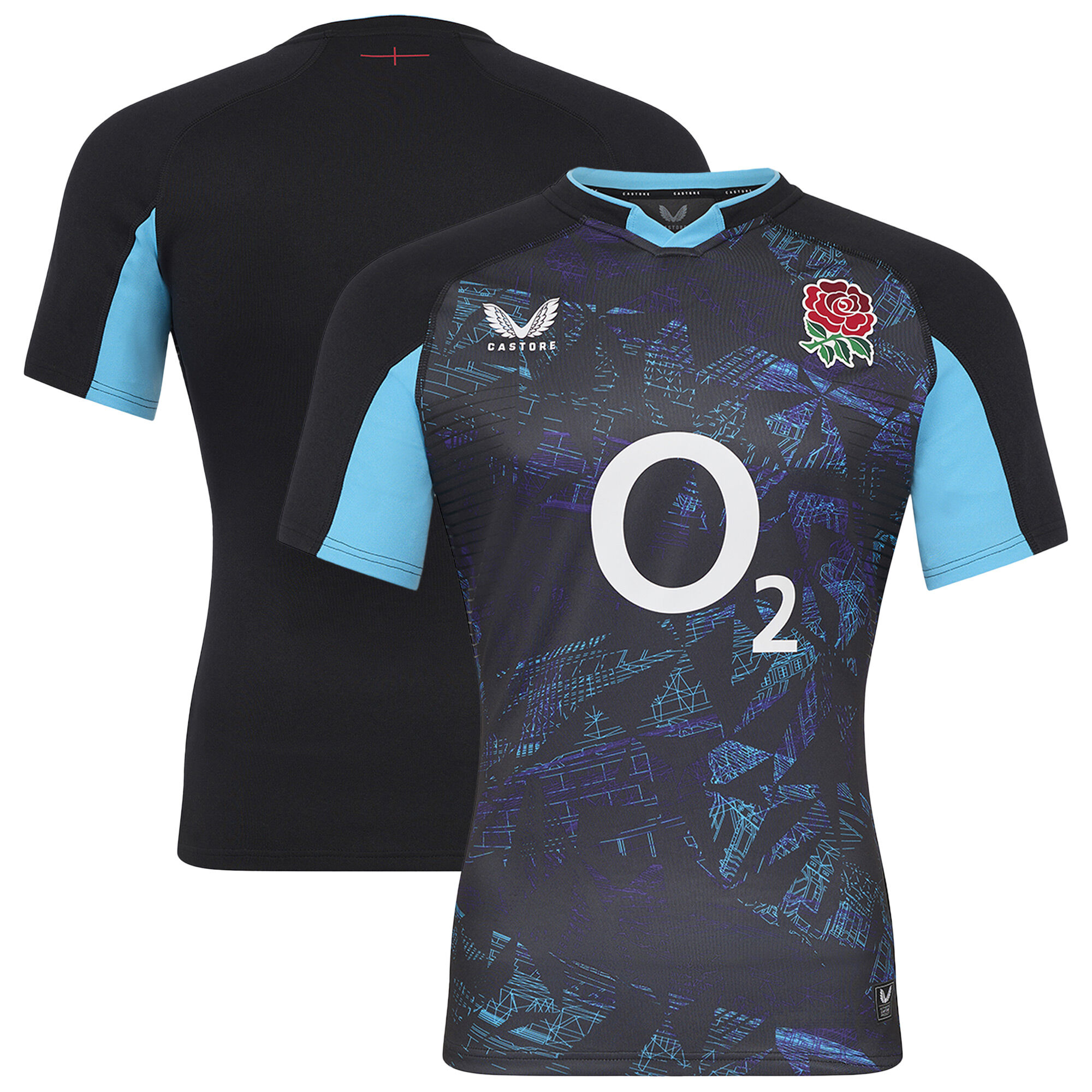 England Rugby Alternate Pro Jersey 2025/26 - Black - Mens