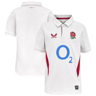 England Rugby Home Classic Jersey 2025/26 - White - Junior