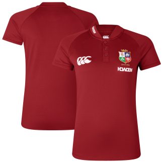 British & Irish Lions Poly Polo - Red - Womens