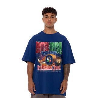 British & Irish Lions x Mitchell & Ness The 1974 Invincible Tour T-Shirt - Navy