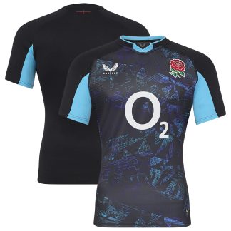 England Rugby Alternate Pro Jersey 2025/26 - Black - Mens