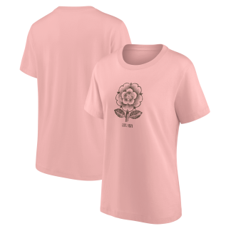 England Rugby Heritage Rose Graphic T-Shirt - Pink - Womens