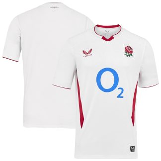England Rugby Home Replica Jersey 2025/26 - White - Mens