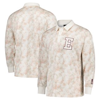 England Rugby Relaxed Florale Long Sleeve Rugby Polo Shirt