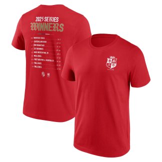 British & Irish Lions 2025 Champions Fixtures Graphic T-Shirt - Red