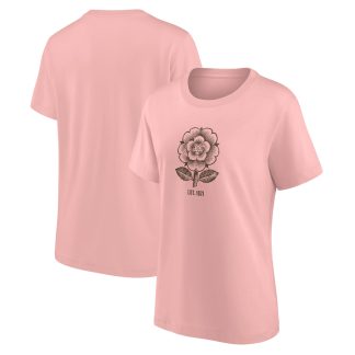 England Rugby Heritage Rose Graphic T-Shirt - Pink - Womens