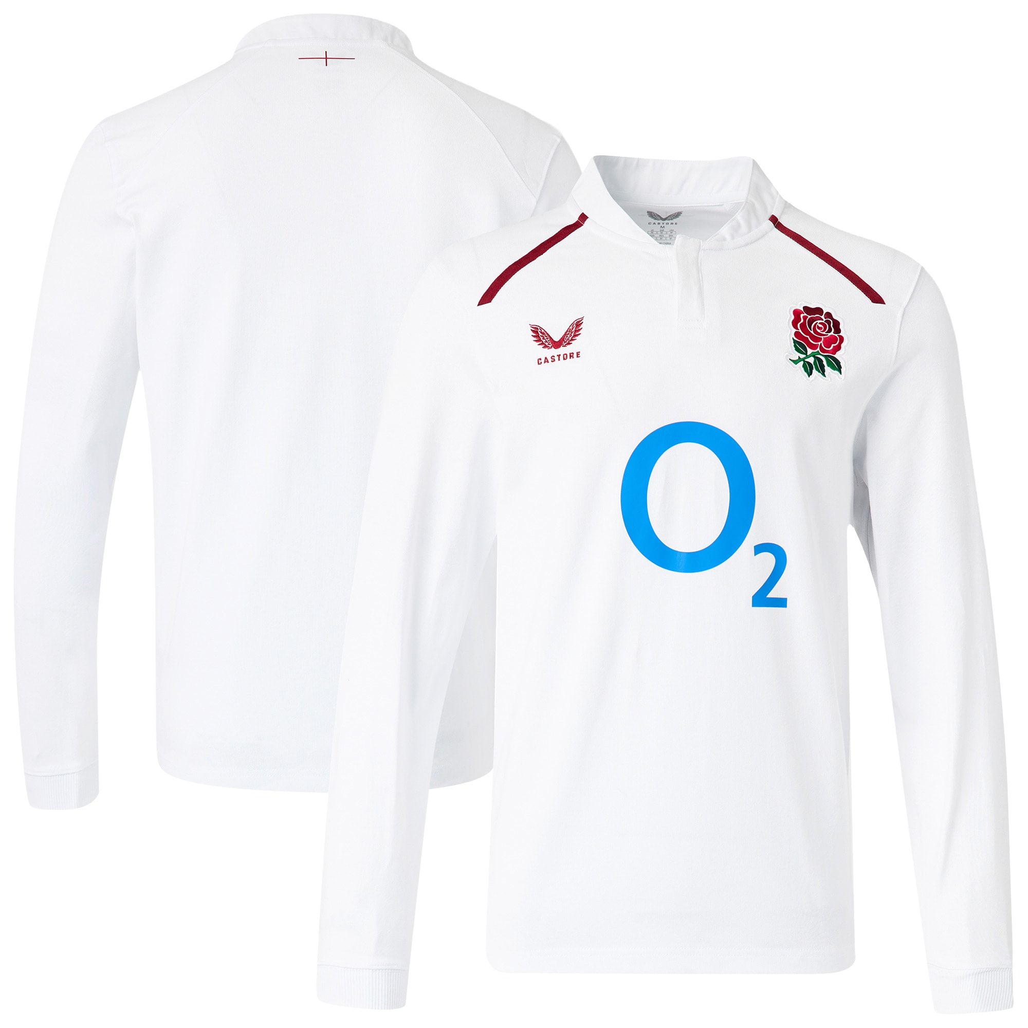 England Rugby Home Classic Long Sleeve Jersey 2026/27 - White