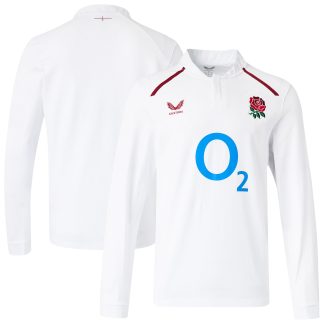 England Rugby Home Classic Long Sleeve Jersey 2026/27 - White - Womens