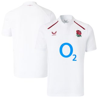 England Rugby Home Classic Short Sleeve Jersey 2026/27 - White - Junior