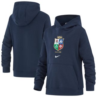 British & Irish Lions Nike Overhead Hoodie - Navy - Junior