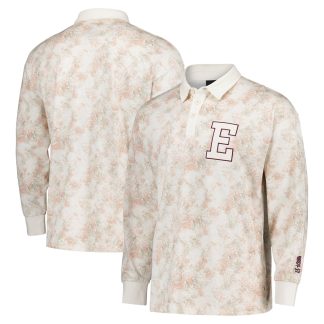 England Rugby Relaxed Florale Long Sleeve Rugby Polo Shirt