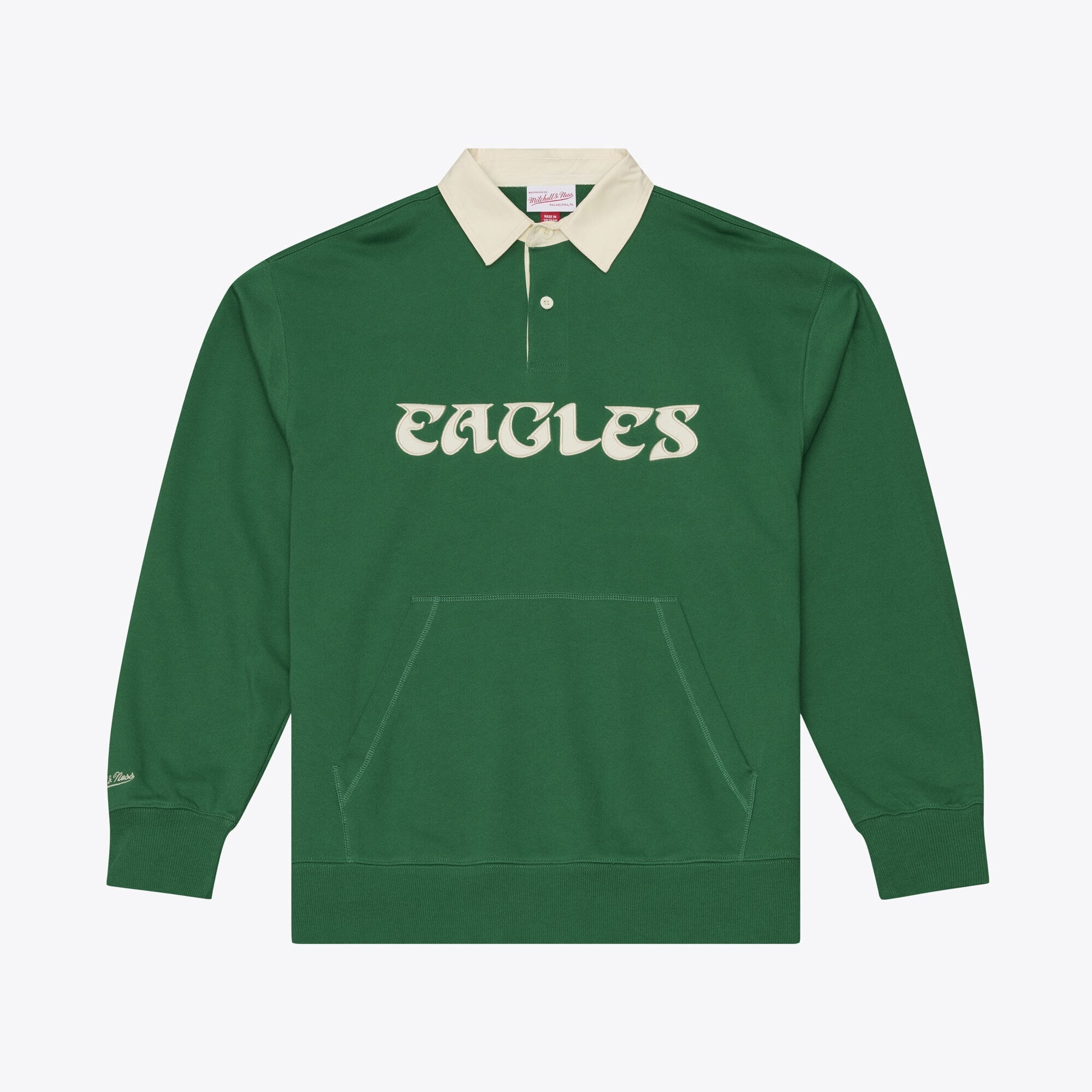 Philadelphia Eagles NFL Mitchell & Ness Retro Roots Rugby Top - Mens