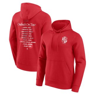 British & Irish Lions 2025 Tour Fixtures Graphic Hoodie - Red