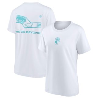 British & Irish Lions Rugby Lions Womens NZ 2027 We Go Beyond Graphic T-Shirt - White - Womens