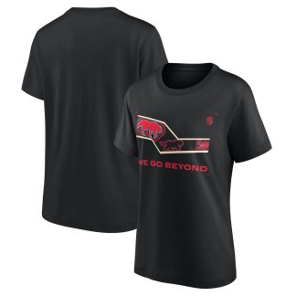 British & Irish Lions Rugby We Go Beyond Graphic T-Shirt - Black - Womens