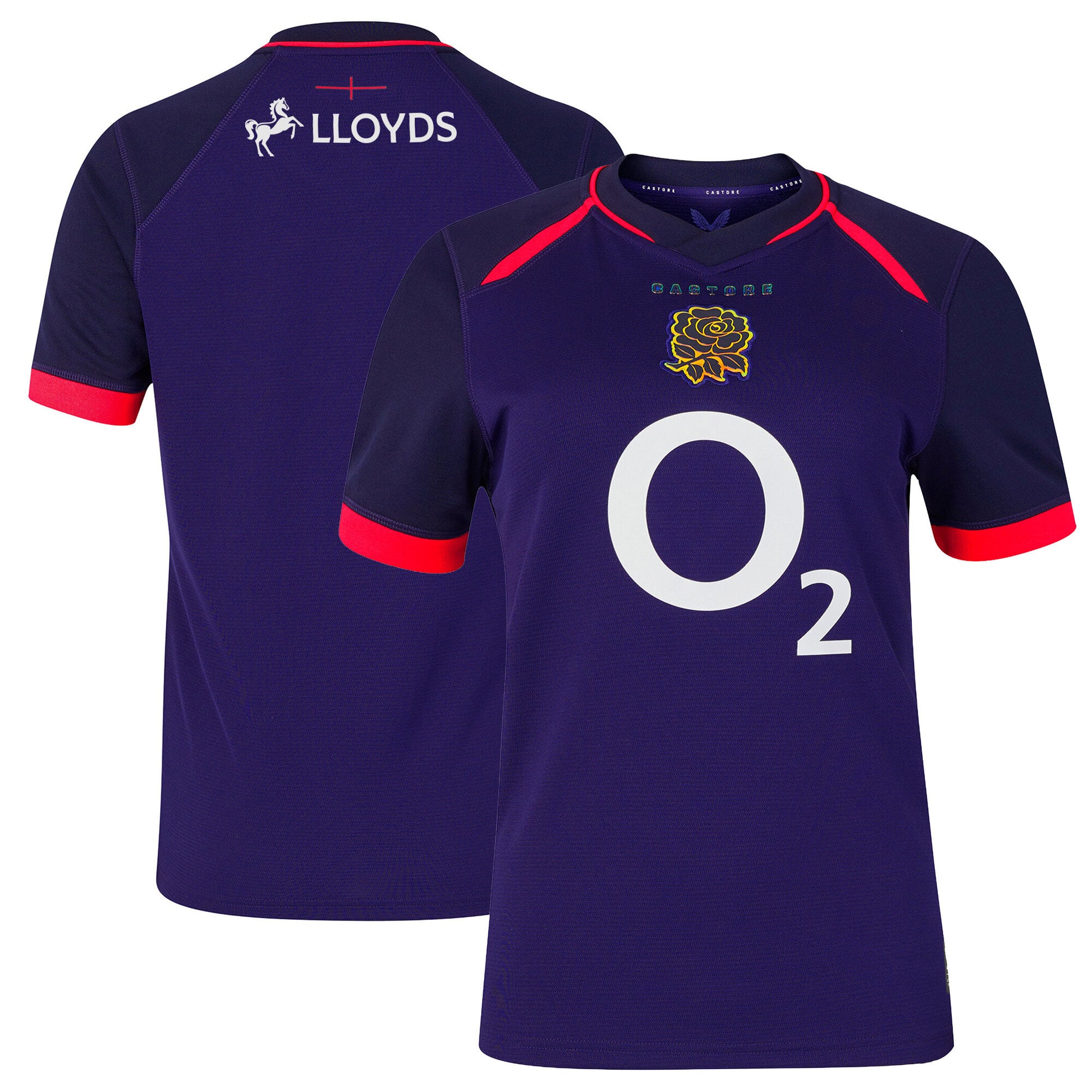 England Rugby Alternate Replica Jersey 2026/27 - Navy - Womens
