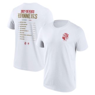 British & Irish Lions 2025 Champions Fixtures Graphic T-Shirt - White