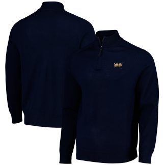 British & Irish Lions Charles Tyrwhitt Performance Merino 1/4 Zip Neck Jumper - Navy