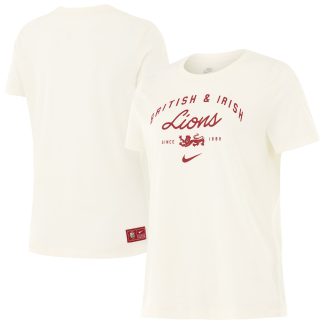 British & Irish Lions Nike Swoosh T-Shirt - Womens - Off White