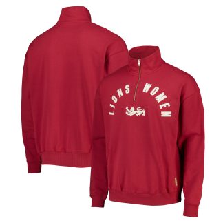 British & Irish Lions Rugby 1/4 Zip - Red