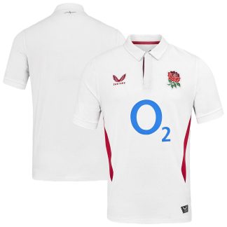 England Rugby Home Classic Jersey 2025/26 - White - Mens